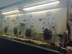 Banco de pruebas de bombas de aceite