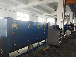 Banco de pruebas de estación hidráulica
