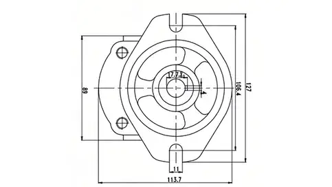 Bombas de engranajes dobles HGP-33A