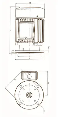 Motor eléctrico vertical HSL